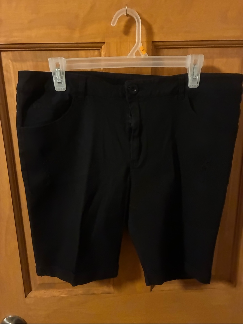 Color Swatch Black Bermuda Shorts